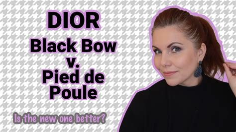 dior pied de poule|DIOR Black Bow v. Pied de Poule .